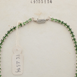 Vi rhinestone jewelry Garnet Necklace  - kopie