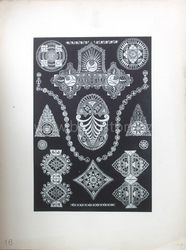 Art Nouveau German jewelry furniture design technical print catalogue page poster