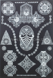 Art Nouveau German jewelry furniture design technical print catalogue page poster