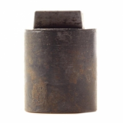 18mm square and star 1920's Antique vintage Czech glass button cabochon bead steel mold impression die punch tool jewelry design