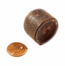 23mm abstract bumpy 1920's Antique vintage Czech glass button cabochon bead steel mold impression die punch tool jewelry design