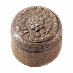 23mm abstract bumpy 1920's Antique vintage Czech glass button cabochon bead steel mold impression die punch tool jewelry design