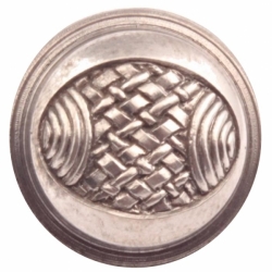 18mm faux fabric weave 1920's Antique vintage Czech glass button cabochon bead steel mold impression die punch tool jewelry design