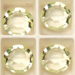 Lot (43) 8.2mm ss39 vintage Austrian D.S synthetic spinel peridot gemstones