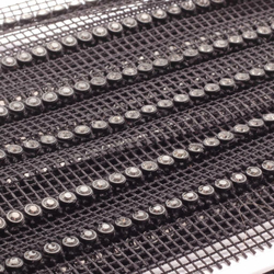 10 Yards Preciosa ss12 black crystal rhinestone 1 strand lattice trim banding