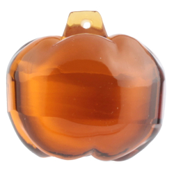 Vintage amber topaz glass apple fruit lamp Chandelier lamp prism 32mm
