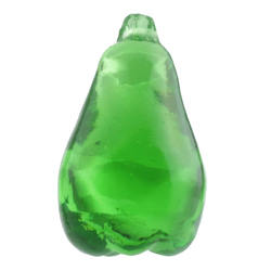 Vintage light green glass pear fruit lamp Chandelier lamp prism