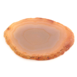 Natural semi precious agate slice 41mm