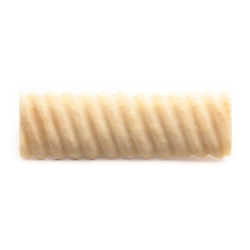 Vintage Art Deco galalith plastic spiral ribbed pin brooch