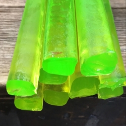 Wholesale Czech uranium glass rods lampwork aquarium sculpture molding 8kg