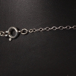 Lot (10) Vintage Czech silver link chain necklaces crystal clear teardrop glass pendants 