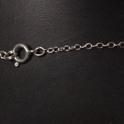 Lot (10) Vintage Czech silver link chain necklaces crystal clear teardrop glass pendants 