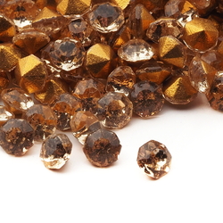 Lot (750) Czech vintage foiled rosaline pink glass rhinestones 3mm