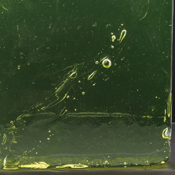 Czech square uranium glass block design decor craft lampwork art installation
