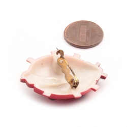 Vintage German Czech early plastic red ladybird pin brooch