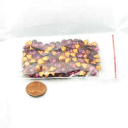 Lot (12) Czech vintage amethyst purple glass rhinestones ss33, 7mm