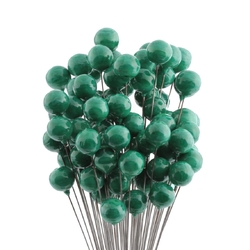 Czech lampwork green marble glass ball earring headpin glass bead (1 bead)