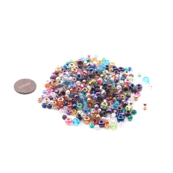 Lot (300+) Czech assorted seed beads Jablonex 30g