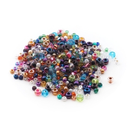 Lot (300+) Czech assorted seed beads Jablonex 30g