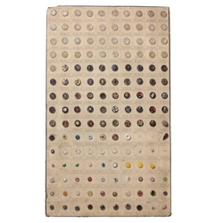1912 Sample card (146) Czech antique glass buttons