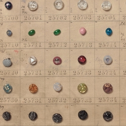 1912 Sample card (146) Czech antique glass buttons