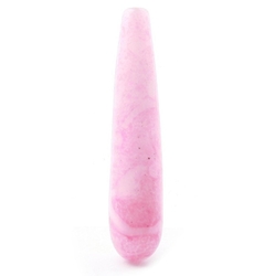 Antique Czech pink satin marble lampwork head pin earring pendant glass bead