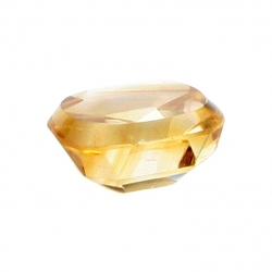 11mm Czech rare square hand faceted jonquil yellow glass rhinestone