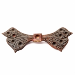 Czech Art Deco hand crafted vintage butterfly pin brooch design element