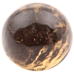 Czech antique foil lampwork dimi ball paperweight glass button