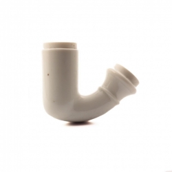 Vintage German Gesteckpfeife tobacco pipe sump section white porcelain 2.5"