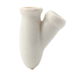 Vintage porcelain Gesteckpfeife miniature tobacco pipe sump section