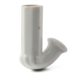 Vintage 2" German porcelain Gesteckpfeife tobacco pipe sump miniature flower vase
