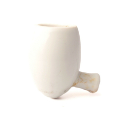 Vintage German porcelain Gesteckpfeife tobacco pipe bowl section