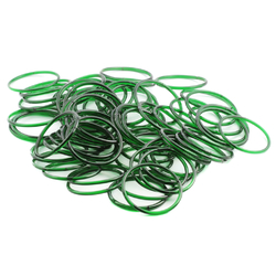 Lot (72) antique Czech Emerald green glass bangles hoops earring elements 2.25"
