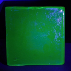 Czech uranium dragons breath glass block lampwork beading craft art installation