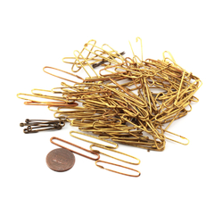 Lot (120) Vintage Deco Czech brooch pins jewelry making