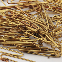 Lot (120) Vintage Deco Czech brooch pins jewelry making