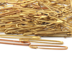 Lot (120) Vintage Deco Czech brooch pins jewelry making