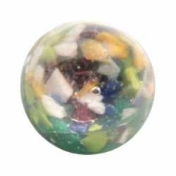 10mm antique Czech spatter marble paperweight lampwork dimi glass button