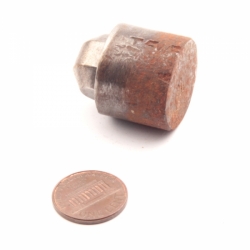16mm octagon barrel Art Deco Antique vintage Czech glass button cabochon bead steel mold impression die jewelry punch design