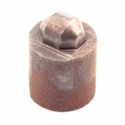 14mm octagon barrel Art Deco Antique vintage Czech glass button cabochon bead steel mold impression die jewelry punch design