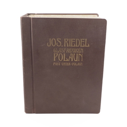1935 vintage Czech glass button salesman sample book Joseph Riedel, Polaun 