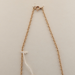 Vintage Czech gold tone chain necklace white green pink opaline pendant glass beads