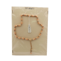 Vintage Czech necklace marble glass beads 