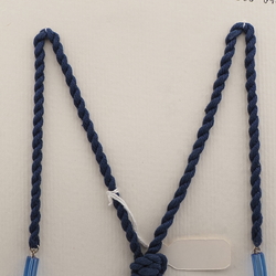 Vintage Czech necklace blue pentagon arc blue rondelle glass beads