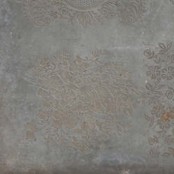 Antique Victorian double sided embossed greetings card pressing plate
