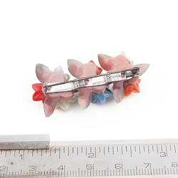 Vintage 30's celluloid flowers pin brooch 