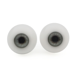 Pair Lauscha vintage blown glass eyes 20mm doll reborn