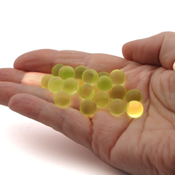 Uranium glow glass marbles balls Lot 20 pcs 10 mm Czech