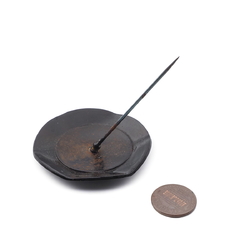 Antique Czech Victorian black glass hat pin